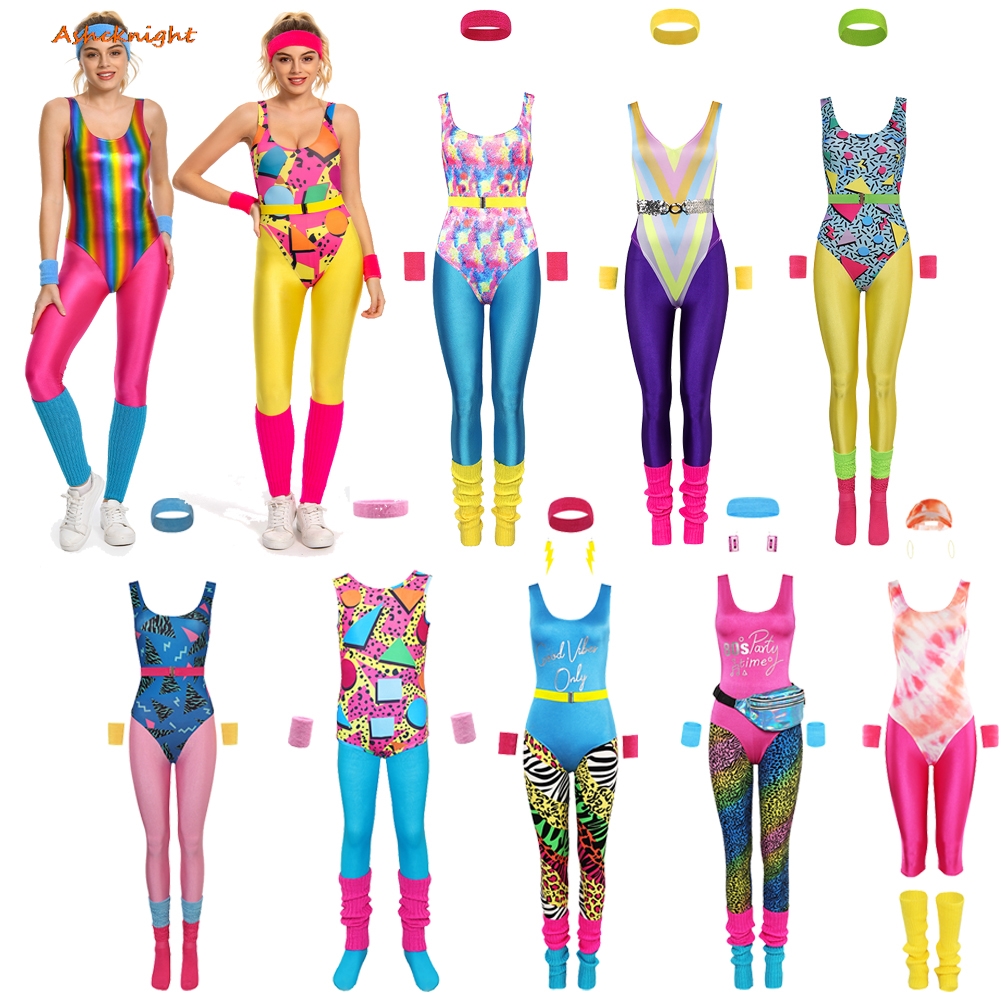 Yoga Fitness Tva - Yoga Sportkleding Fitness Hippie Fantasia 80s