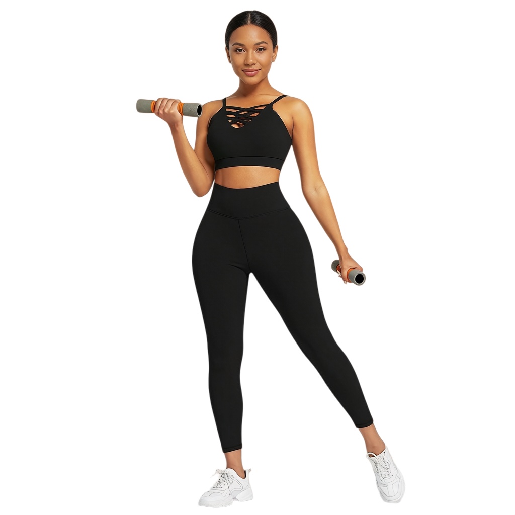 Yoga In Fitness - 3-delige dames yoga fitness set -