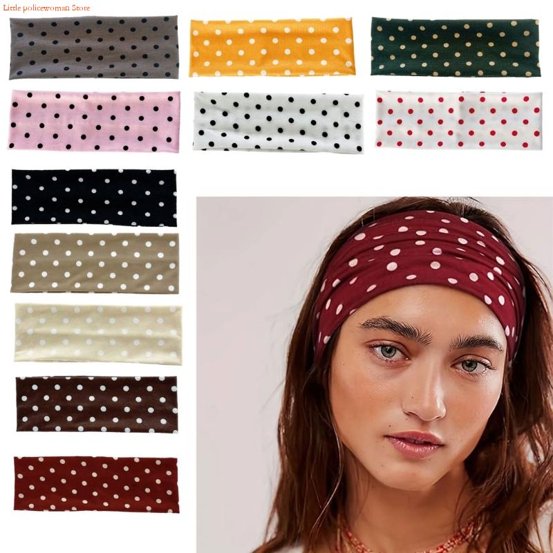 Stretch Strap Yoga - F92D ademende hoofddeksels met stippenprint voor