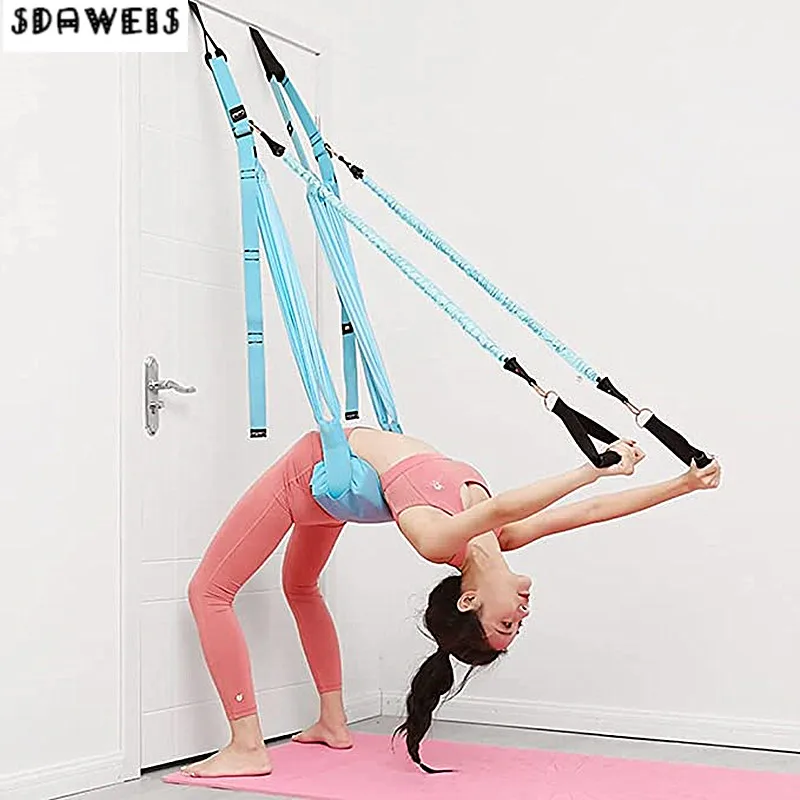Stretch Strap Yoga - Verstelbare Antenne Yoga Riem Elastische Stretch