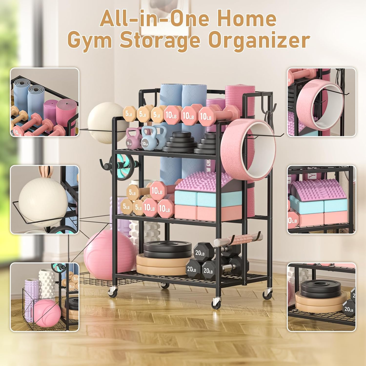Opbergruimte voor thuisgym, ge - Kettlebell recensie en prijs