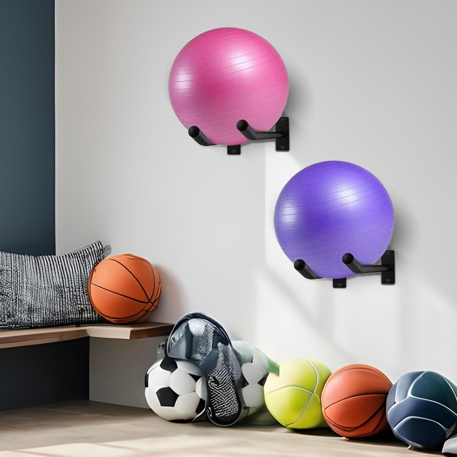 Oefenbalhouder, 2-pack, wandbe - Yoga Fitness Rooms recensie en prijs