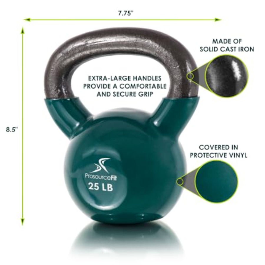 Vinyl gecoate gietijzeren kett - Kettlebell recensie en prijs