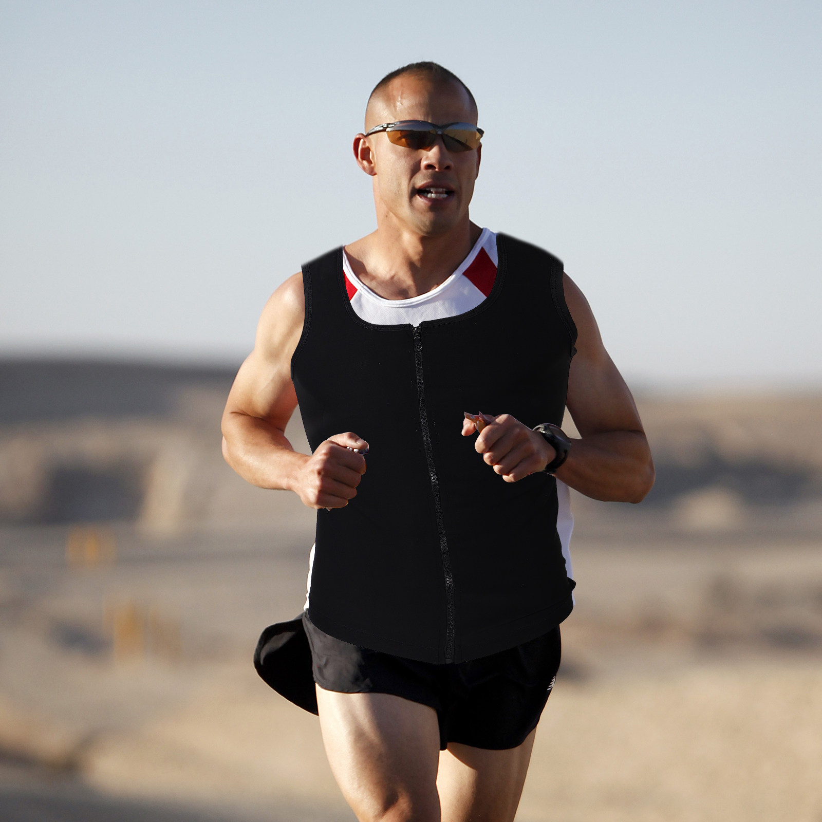 Herensweatvest met rits, afsla - Yoga Fitness Body recensie en prijs