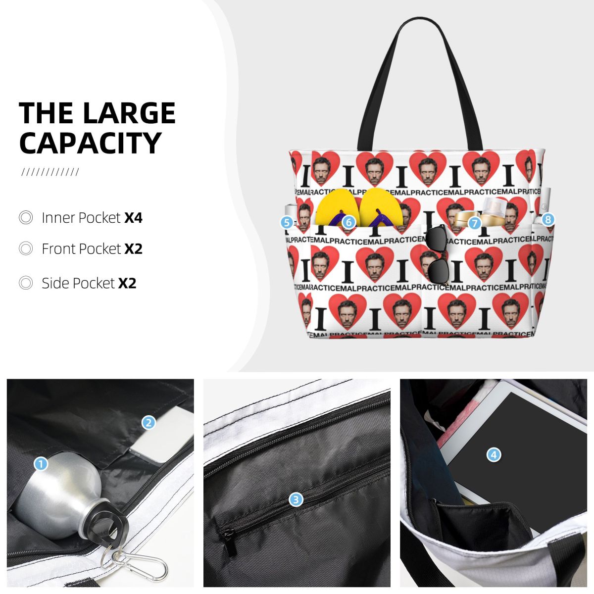 Dr House MD TV Strandtas Sport - Yoga Fitness Tva recensie en prijs