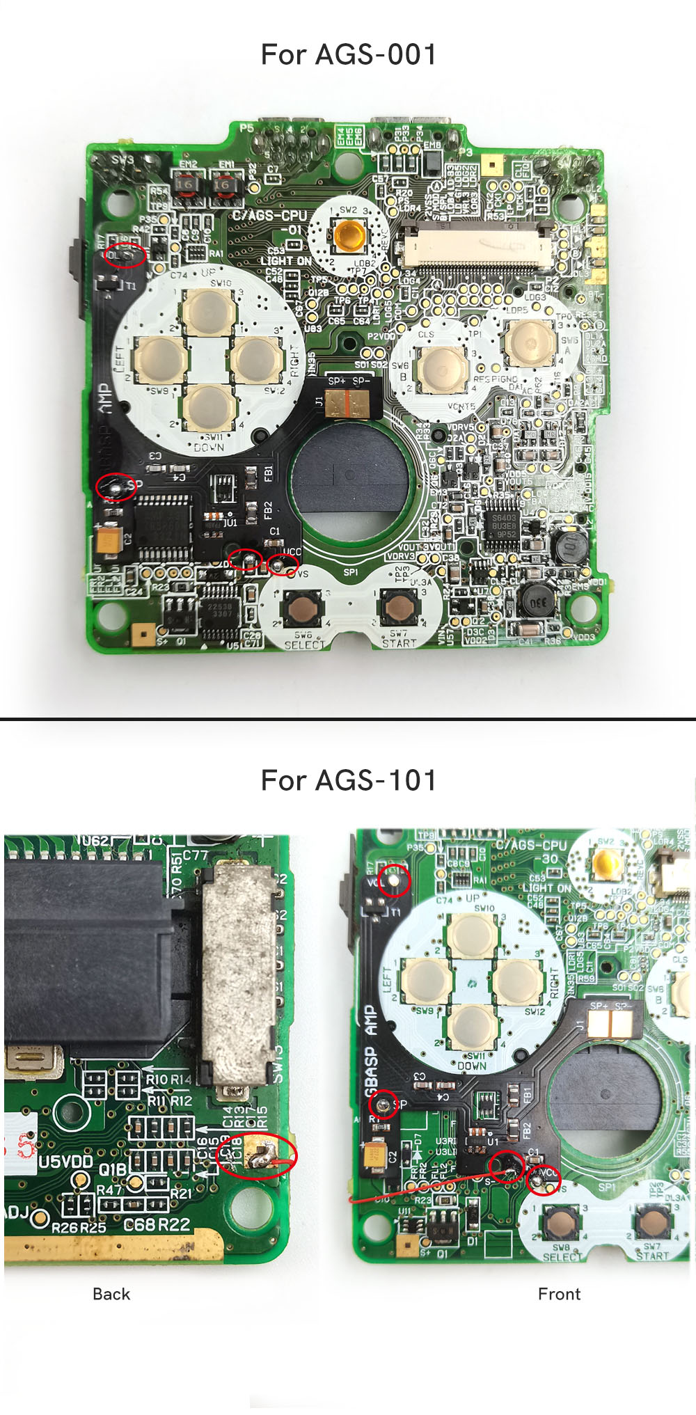 Versterker Voor GBA SP/GBA AGS - Push Up Board recensie en prijs