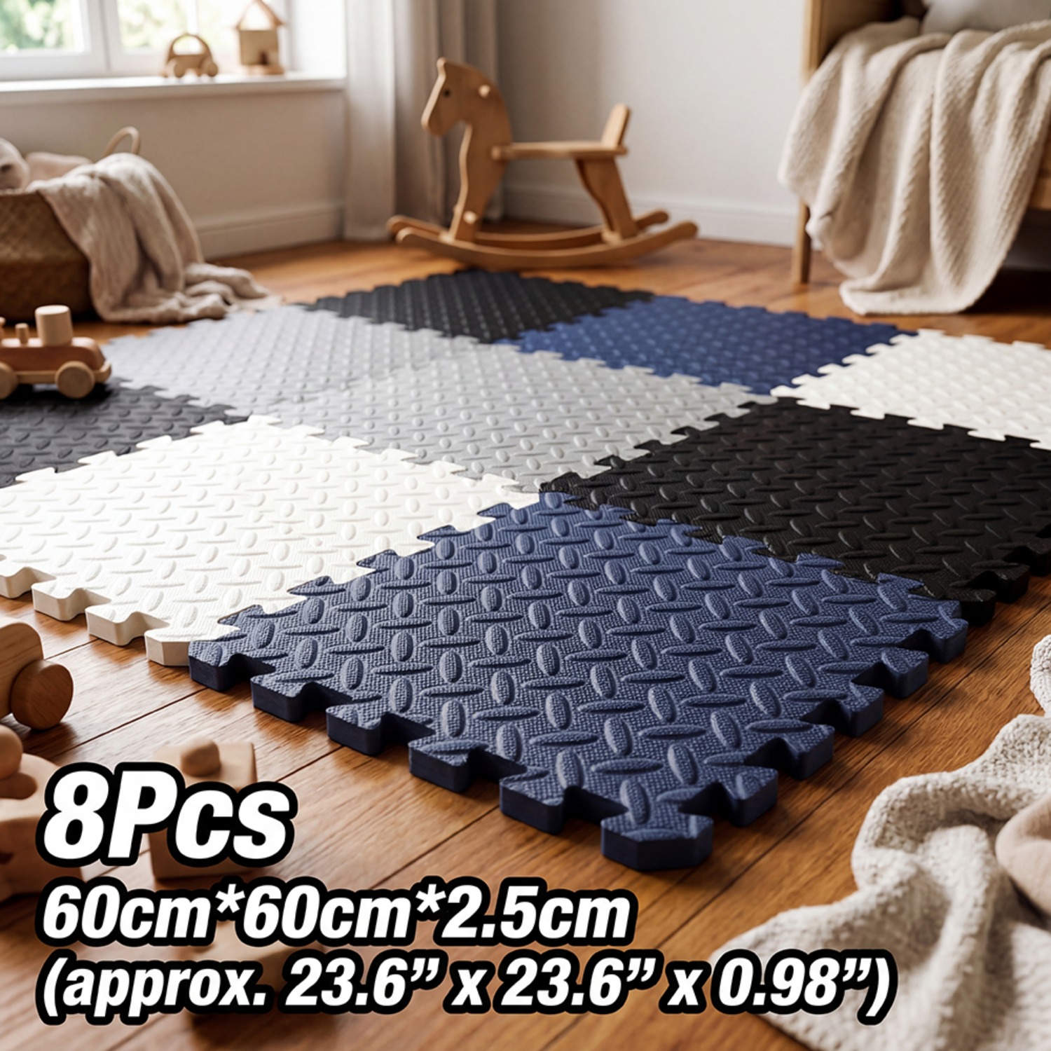 8 Stuks 60x60cm EVA Foam Mat W - Yoga Fitness Rooms recensie en prijs