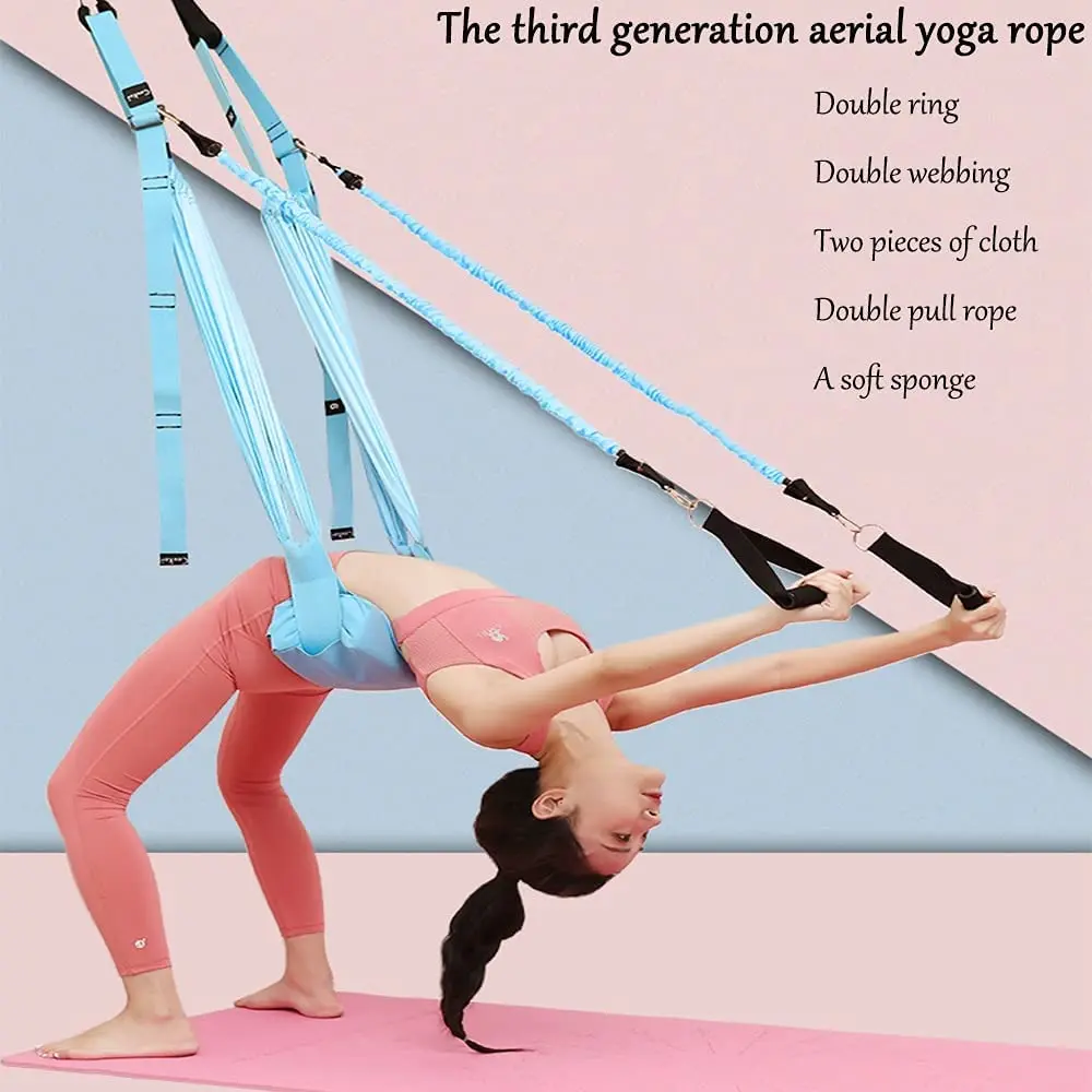 Verstelbare Antenne Yoga Riem  - Stretch Strap Yoga recensie en prijs